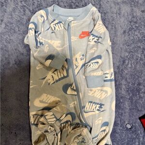 Nike Blue and White Kids Footie